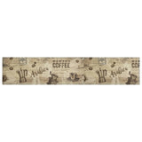 Kitchen Rug Washable Coffee Brown 60x300 cm Velvet 4005580