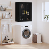 Wall Mounted Cabinet Black 69.5x34x90 cm 828461
