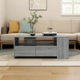 Coffee Table Grey Sonoma 102x55x42 cm Engineered Wood 816935