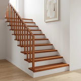 Stair Treads 4 pcs 70 x 25 x 2 cm Brown Solid Beech Wood 3446220