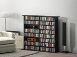 16-Compartment Media Shelf - Black T3398P344743