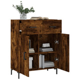 Sideboard Smoked Oak 69.5x34x90 cm Engineered Wood 827985