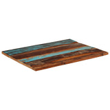 Table Top Multicolour Solid reclaimed wood 70x90 cm Durable 286061