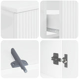 2 Piece Bathroom Cabinet Set ARNHEM High Gloss White 3418012
