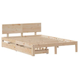 Bed Frame with Drawers without Mattress 120x200 cm 3301982