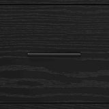 Bathroom Furniture Set with Drawer Black Oak 35 x 37.5 x 166 cm 883600