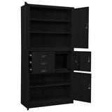 Office Cabinet Black Steel Large Locks Office Cabinet 336415