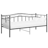 Sofa Bed Frame Black Powder-coated metal Single 324779
