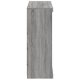 Sideboard with LED Lights Grey Sonoma 81x37x100 cm 836719