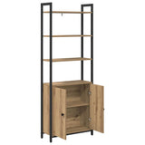 Book Cabinet Artisan Oak 60 x 24 x 161 cm Engineered Wood 883861