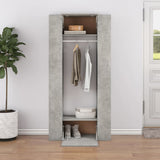 Hallway Cabinets 2 pcs Concrete Grey Engineered Wood 3082039