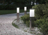 Bollard Lights with Sensor 3 pcs 50 cm Stainless Steel IP44 4006054