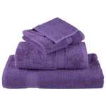 12 Piece Premium Towel Set SOLUND Purple 600 gsm 137579