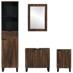 Bathroom Furniture Set with Drawer 4 pcs White 38 x 33 x 160 cm 3310056