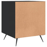 Bedside Cabinets 2 pcs Black 40x40x50 cm Engineered Wood 827503