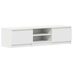 TV Cabinet White 140x40x35.5 cm Engineered Wood 800648