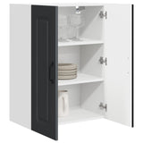 Dishwasher Panel Kalmar Black 60 x 31 x 80 cm Engineered Wood 884695