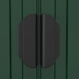 Garden Shed Green 192x108x223 cm Galvanised Steel 319267