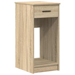 ZNTS Computer Tower Stand with Drawer Sonoma Oak 35x45x77 cm 858742