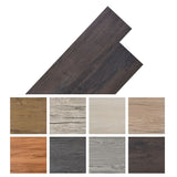 Self-adhesive PVC Flooring Planks 5.02 m 2 mm Dark Brown 245177