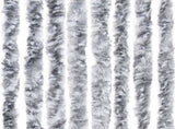 Insect Curtain White and Grey 118x220 cm Chenille 315134