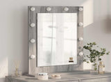 Vanity Mirror Rectangular Grey Sonoma 70 x 50 x 18 cm 868338