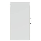 ZNTS Kitchen Wall Cabinet Lucca High Gloss White Engineered Wood 853801