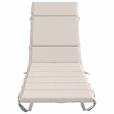 Sunlounger Cushion GEMERT 100% Polyester White 200 x 60 x 3 cm 948503