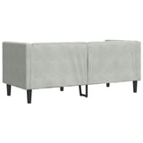 Sofa Light Grey 174 x 74.5 x 70.5 cm Velvet 42013019
