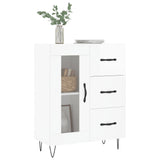 Sideboard High Gloss White 69.5x34x90 cm Engineered Wood 828038