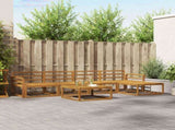 Outdoor Sofa Set 6 pcs Natural Solid Acacia Wood 3367472