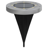 Solar Ground Lights with Ground Spikes Outdoor 12 pcs Warm White 4008201