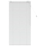 Venetian Blind White 80 x 160 cm 35 mm Solid Paulownia Wood 42015412