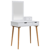 Dressing Table Set FAUSKE 3 pcs White 76 x 50 x 143 cm 3438577