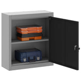 Tool Cabinet with Shelf Black and Grey 50 x 20 x 55 cm Steel 4103469
