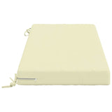 2-Piece Bench Cushions SOEST 2 pcs 100% Polyester Cream 950217