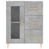 Highboard Concrete Grey 69,5x34x180 cm Engineered Wood 3199933