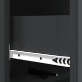 Drawer Cabinet Black 33 x 34.5 x 92 cm Engineered Wood 894386