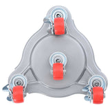 Furniture Rollers 4 pcs with Lifter 14.5x13.5x4 cm Steel 400 kg 42002557
