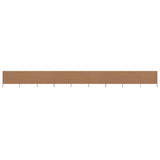 9-panel Wind Screen Fabric 1200x120 cm Taupe 47195