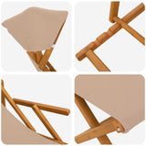 Deck Chair 4 pcs 3 Position Solid Eucalyptus Wood Taupe 3407804
