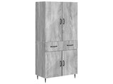 Cabinet Set 2 pcs Grey Sonoma 66 x 34.5 x 89.5 cm 3416670