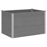 Garden Raised Bed WPC 150x100x91 cm Grey 43610