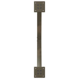 Dining Table Legs X-Shaped 2 pcs Natural Steel 80x cm Steel 4012923