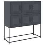 ZNTS Sideboard Anthracite 100.5x39x107 cm Cold-rolled Steel 853424