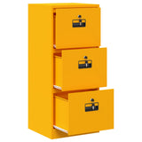 File Cabinet with Drawer Mustard Yellow 45.5 x 42 x 106.5 cm 891619