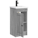 Bathroom Vanity with Sink Grey Sonoma 42 x 40 x 84.5 cm 890030