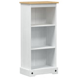 Bookcase White 46 x 29 x 100 cm Solid Pine Wood 42024946
