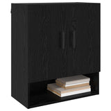 Wall-Mounted Cabinet Black Oak 60 x 31 x 70 cm Engineered Wood 879545