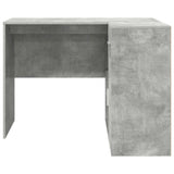 Corner Desk with Drawer Concrete Grey 102 x 88 x 75 cm 3337276